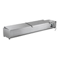 Vitrine réfrigérée de comptoir ECO 9 x GN 1/4 en inox