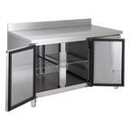Table réfrigérée ECO 2/0 avec dosseret - GN 1/1