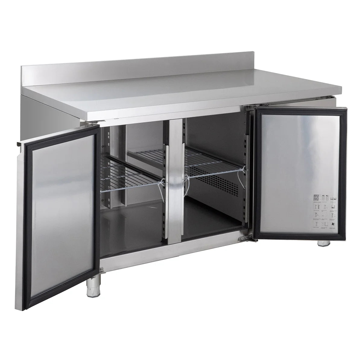 Table réfrigérée ECO 2/0 avec dosseret - GN 1/1