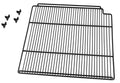 Une grille droite et quatre clips pour GKS-1000KT/GKS-1500KT (noir)