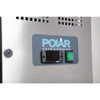 Table réfrigérée Polar Série U 2 portes 282 litres sur roulettes