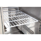 Table réfrigérée Polar Série U 2 portes 282 litres sur roulettes