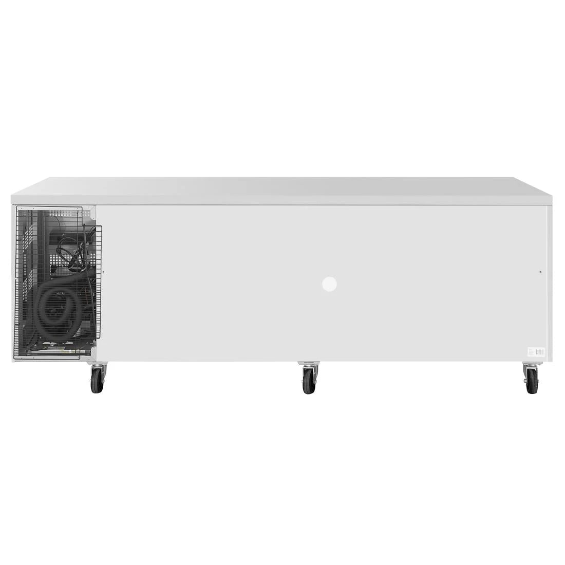 Table réfrigérée Polar Série U 4 tiroirs et 2 portes 616 litres sur roulettes