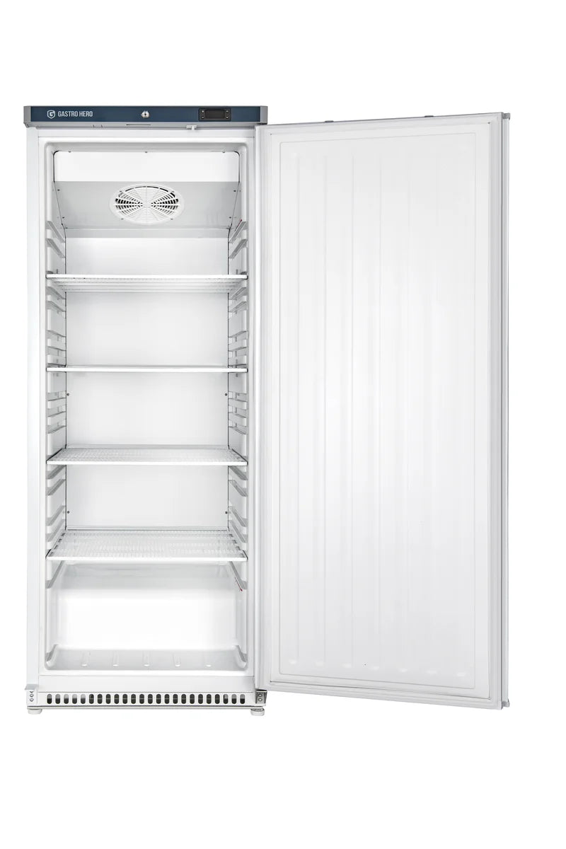 Armoire de congélation ECO 600, intérieur en plastique, blanc