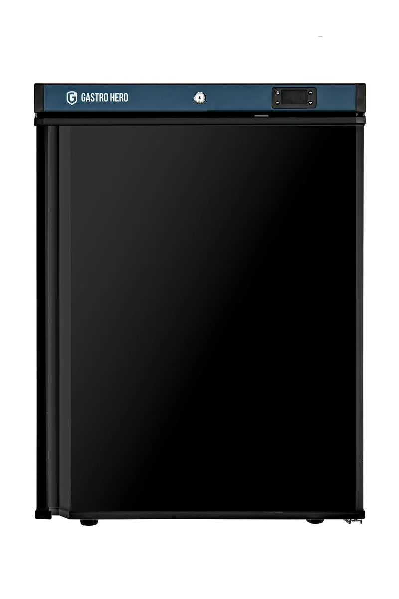 Armoire de congélation ECO 200, intérieur en plastique, noir