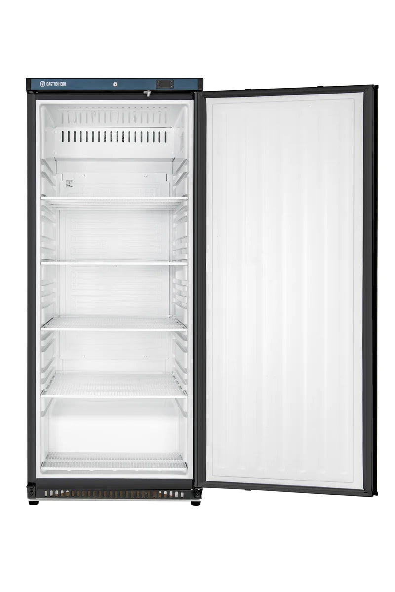 Armoire réfrigérée ECO 600, intérieur en plastique, extérieur noir