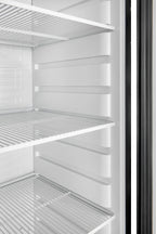 Armoire réfrigérée ECO 400, intérieur en plastique, noir