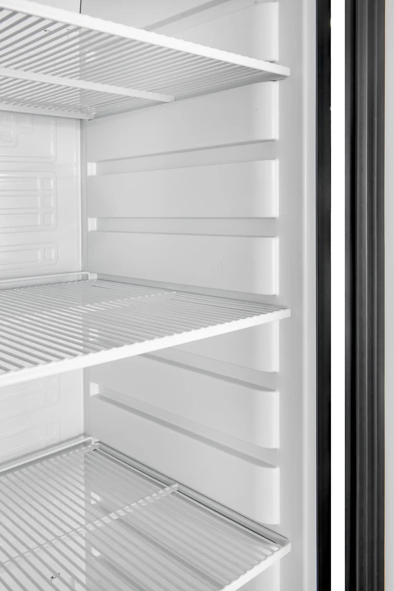 Armoire réfrigérée ECO 400, intérieur en plastique, noir