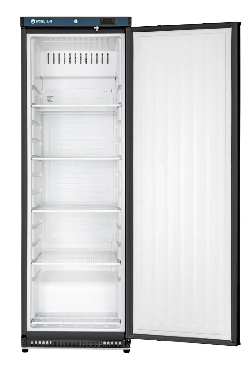 Armoire réfrigérée ECO 400, intérieur en plastique, noir