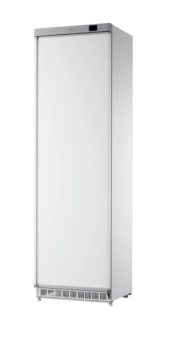 Armoire réfrigérée ECO 400, intérieur en plastique, blanc