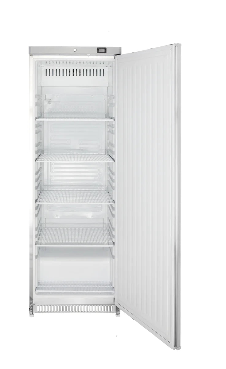 Armoire réfrigérée ECO 400, intérieur en plastique, blanc