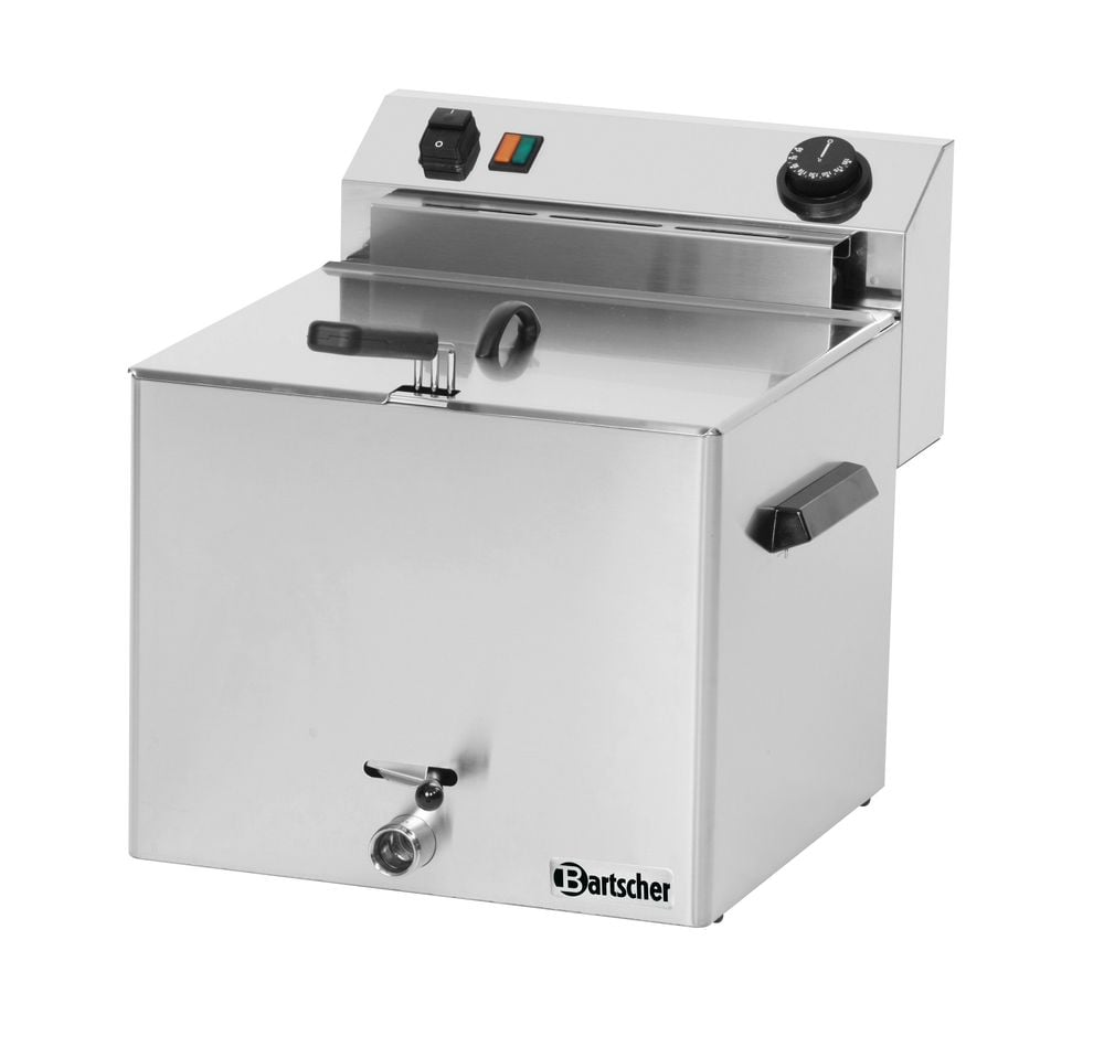 Friteuse électrique professionnelle Bartscher PROFI 10 litres avec robinet de vidange de graisse