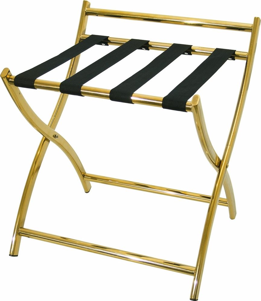 Porte-bagages professionnel avec protection murale - laitonné