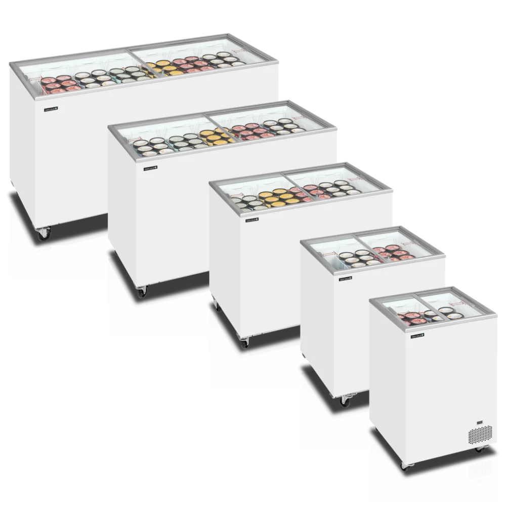 Congélateur coffre pour crème glacée Tefcold IC202SC
