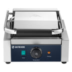 Grill à contact / grill à panini ECO 1,8 kW, rainuré