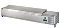 Vitrine réfrigérée de comptoir ECO 8 x GN 1/4 en inox
