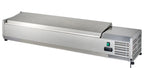 Vitrine réfrigérée de comptoir ECO 8 x GN 1/4 en inox