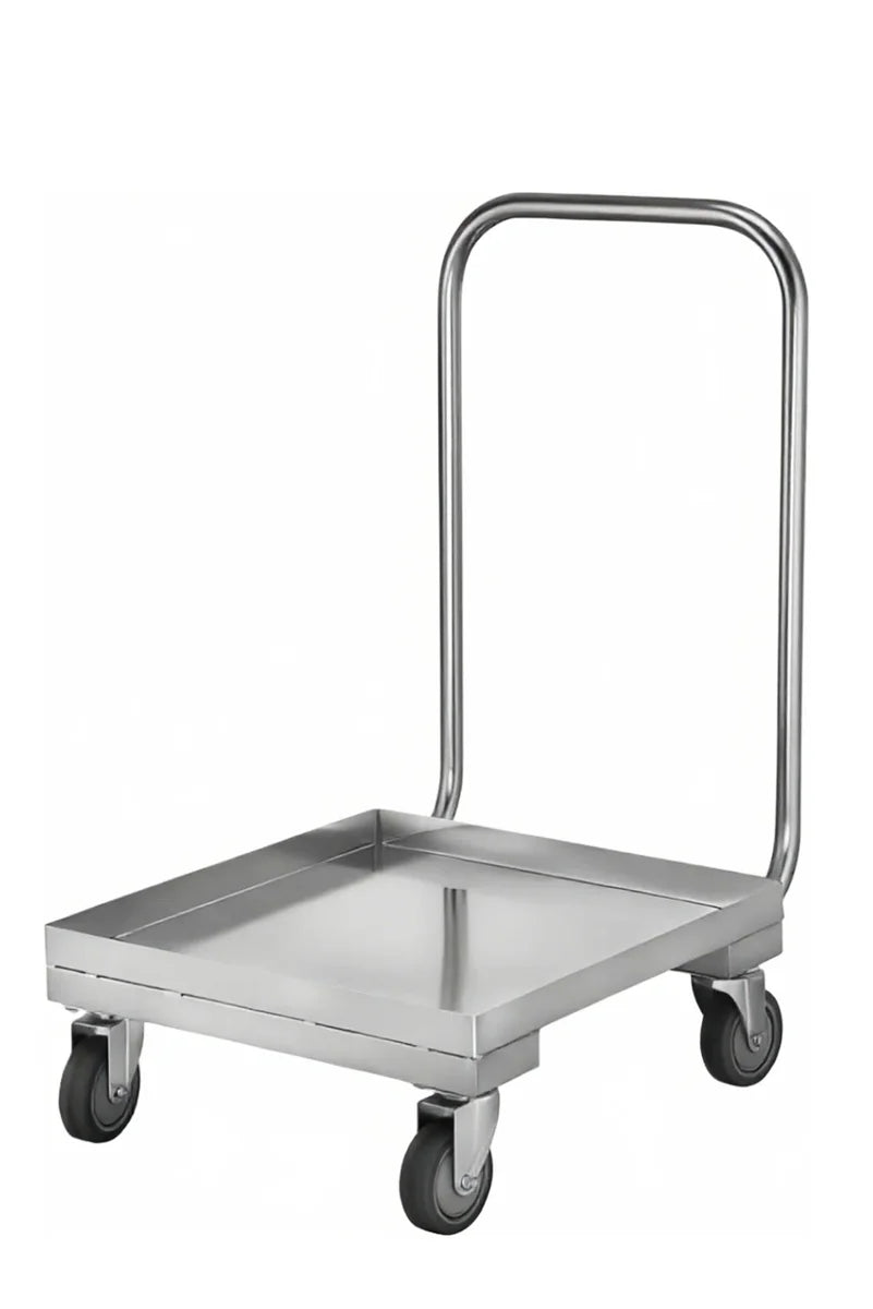 Chariot de transport ECO pour casiers de lavage 50x50 cm avec poignée