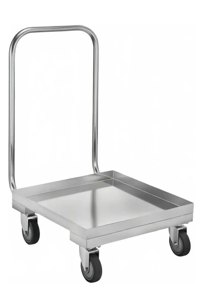 Chariot de transport ECO pour casiers de lavage 50x50 cm avec poignée