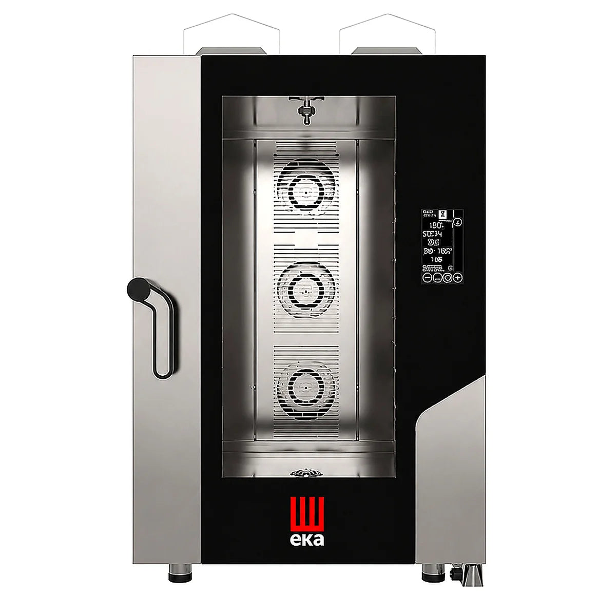 Four mixte à gaz Tecnoeka Millennial Black Mask MKF 1111 G BM, 11 x GN 1/1