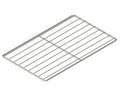 Grille en acier inoxydable Tecnoeka KG9PX, 600x400 mm