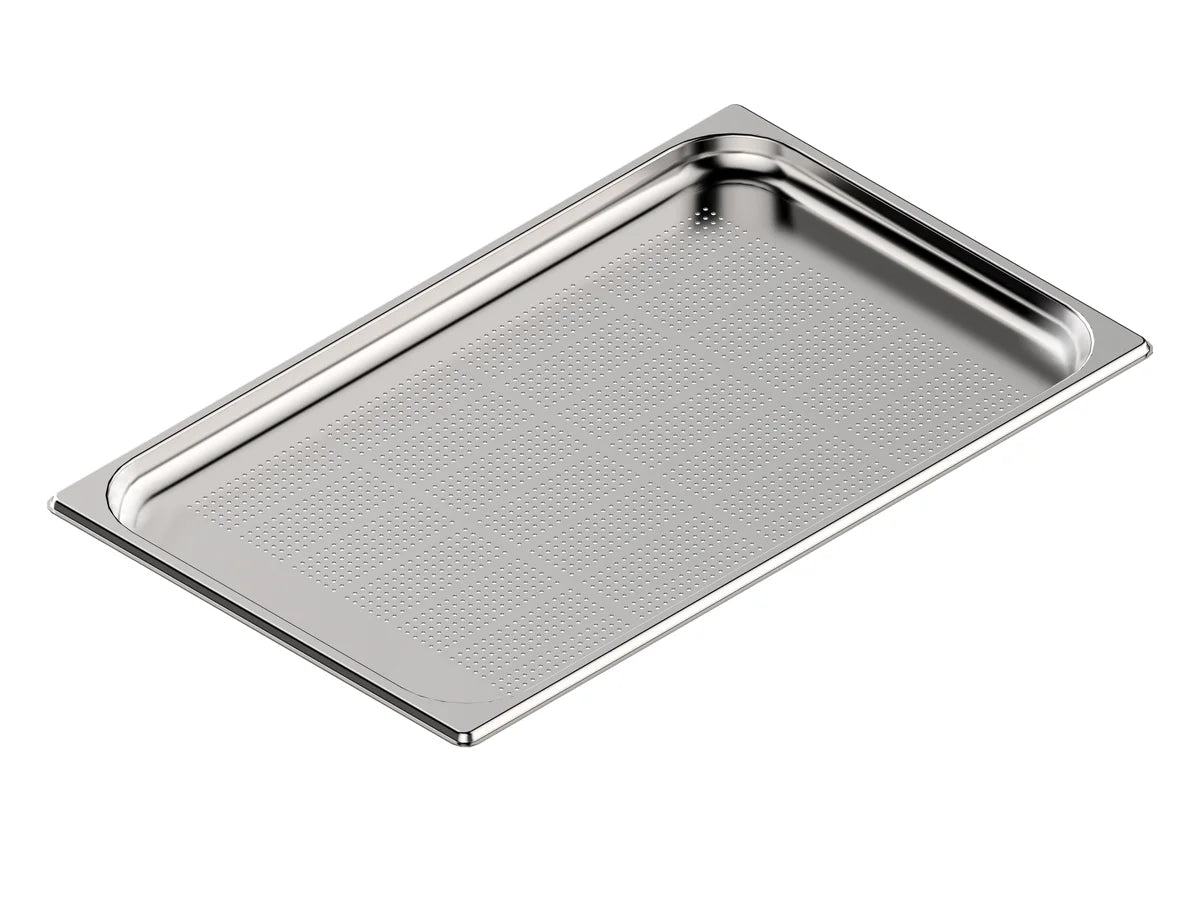 Plaque en acier inoxydable perforée Tecnoeka KFT9G2, GN 1/1, Profondeur 20 mm