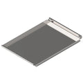 Bac récupérateur de graisse en acier inoxydable Tecnoeka Millennial EKT64RG, 600 x 400 mm, profondeur 40 mm