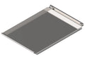 Bac récupérateur de graisse en acier inoxydable Tecnoeka Millennial EKT64RG, 600 x 400 mm, profondeur 40 mm