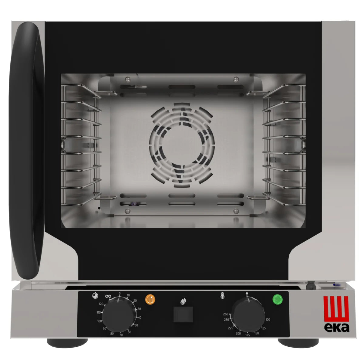 Four à convection ventilée Tecnoeka Evolution Next EKF 412 N AL U, 4 x GN 1/2, fonction vapeur indirecte
