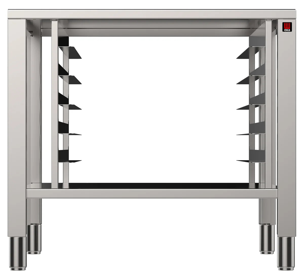 Support en acier inox Tecnoeka Millennial MKTS 64, avec glissières