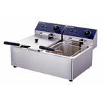 Friteuse électrique double ECO 6+6 litres