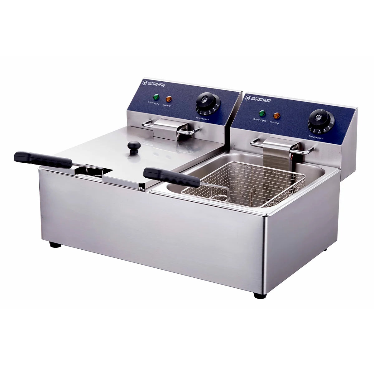 Friteuse électrique double ECO 6+6 litres