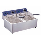 Friteuse électrique double ECO 6+6 litres