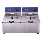 Friteuse électrique double ECO 6+6 litres