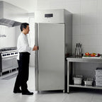 Armoire de congélation ECO 700 GN 2/1 Monobloc, volume utile 616 litres, 3 grilles réglables, construction robuste, inox