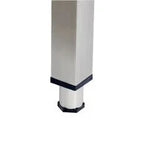 Table de lavage Basic 10x6 avec 1 cuve à gauche, dosseret et étagère inférieure