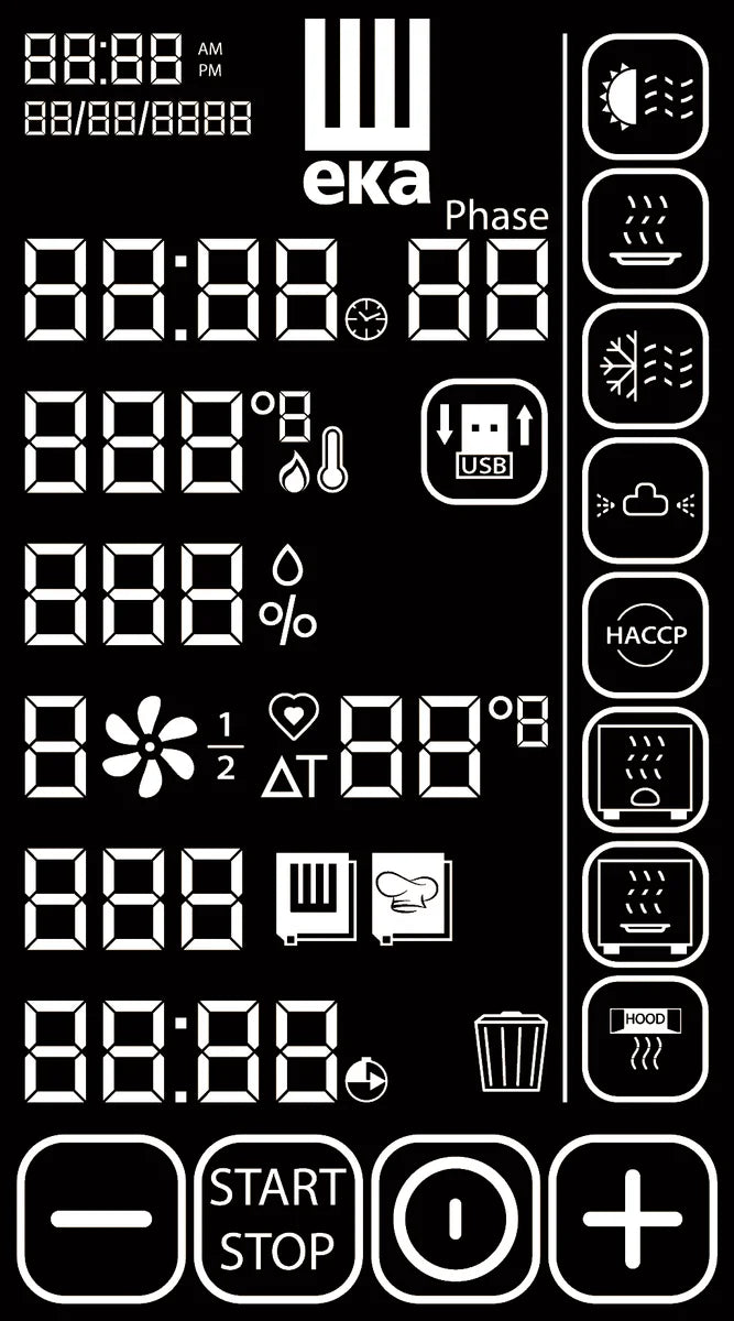 Four mixte Tecnoeka Millennial Black Mask MKF 464 BM, 4 x 600 x 400 mm