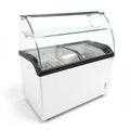 Vitrine à glace avec dessus vitré – 6 x 5 L – 273 L – bacs à glace inclus