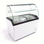Vitrine à crème glacée avec verre de sécurité – 9 x 5 L – 278 L