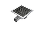 Caniveau de sol en inox - 300 x 300 x 131 mm