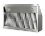 Hotte aspirante en inox - avec moteur - 900 x 560 x 250 mm