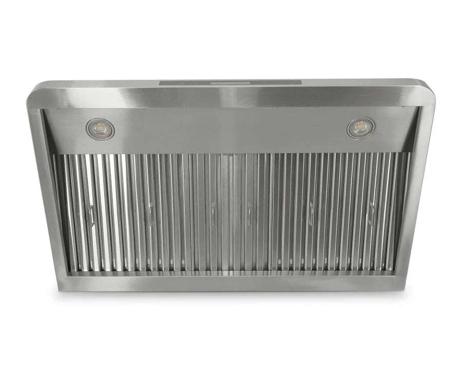 Hotte aspirante en inox - avec moteur - 900 x 560 x 250 mm