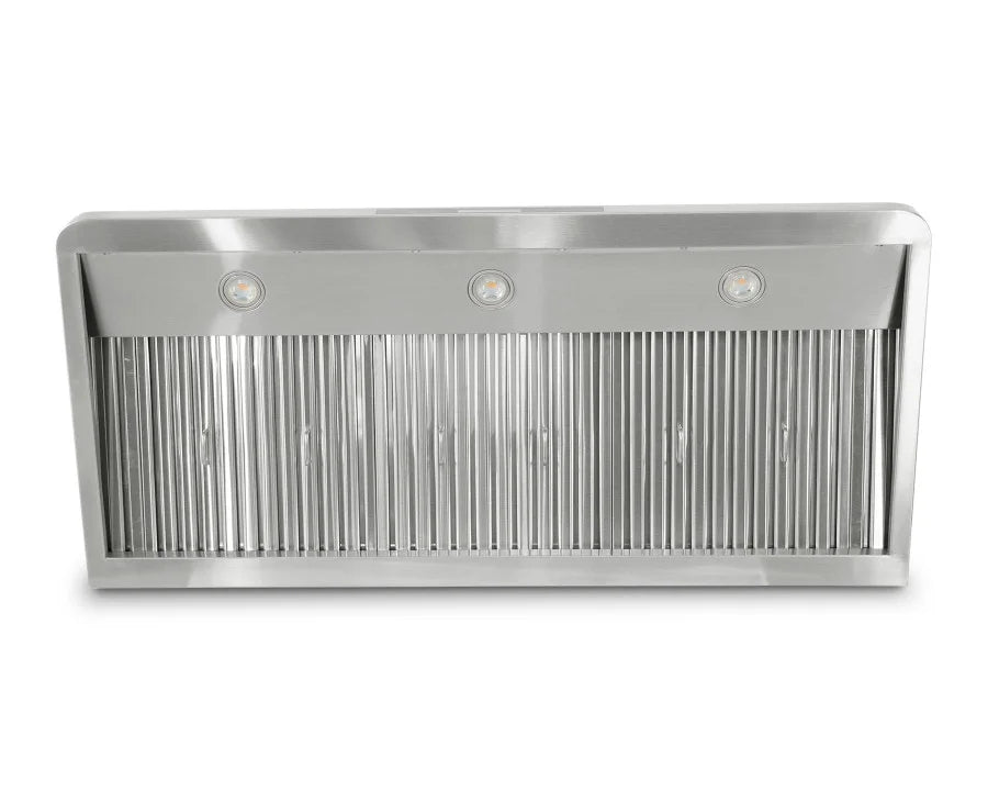 Hotte aspirante en inox - avec moteur - 1.200 x 560 x 250 mm