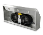 Hotte aspirante en inox - avec moteur - 1.200 x 560 x 250 mm
