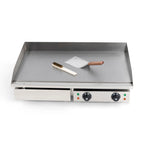 Plaque à snacker électrique - 3,5 kW - inox - lisse