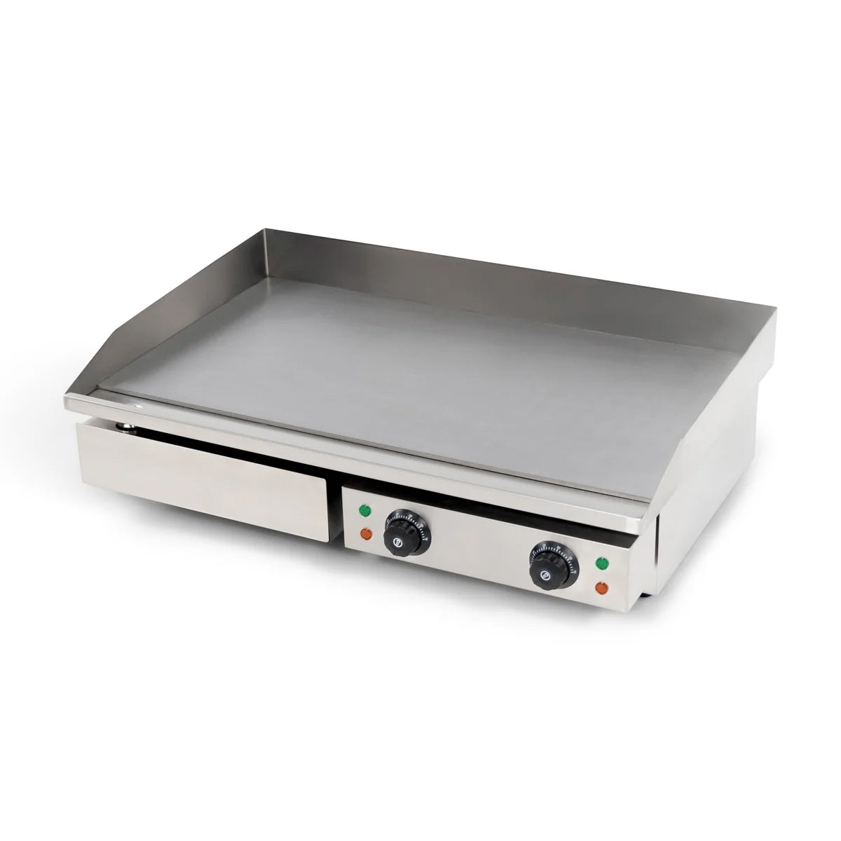 Plaque à snacker électrique - 3,5 kW - inox - lisse