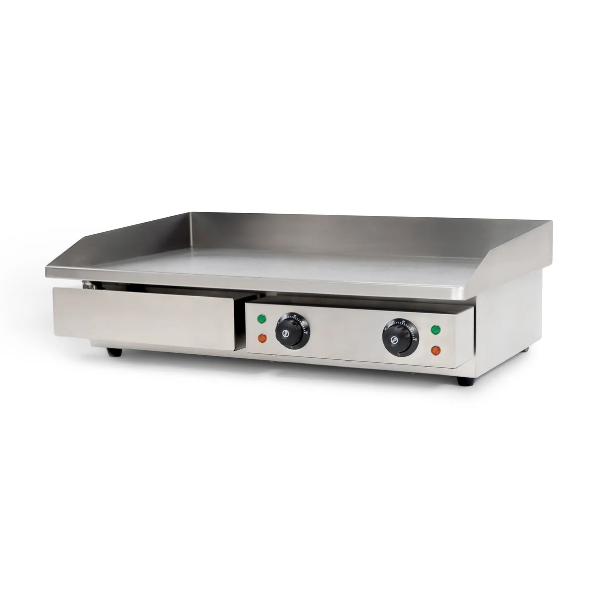 Plaque à snacker électrique - 3,5 kW - inox - lisse