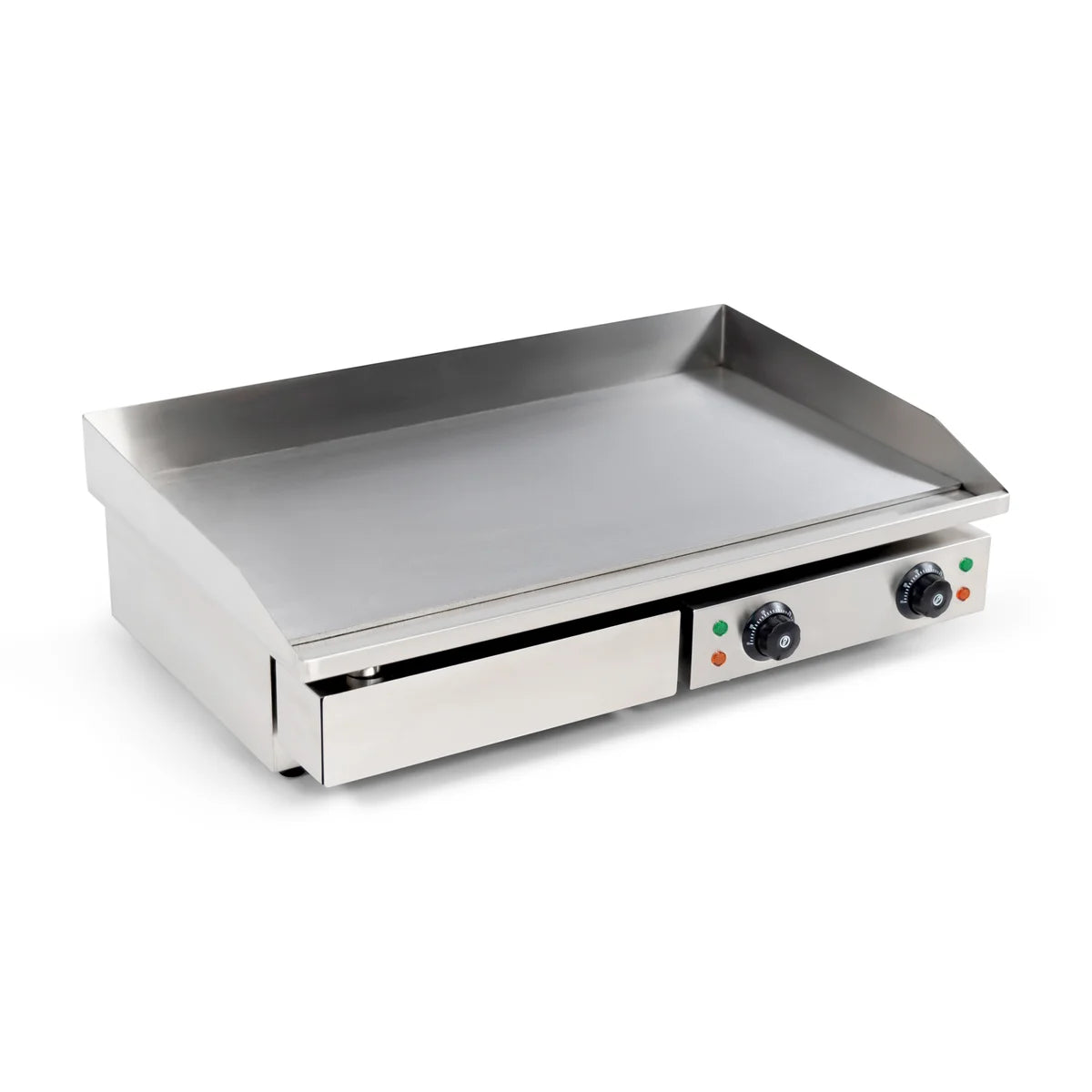 Plaque à snacker électrique - 3,5 kW - inox - lisse