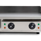 Plaque à snacker électrique - 3,5 kW - inox - lisse