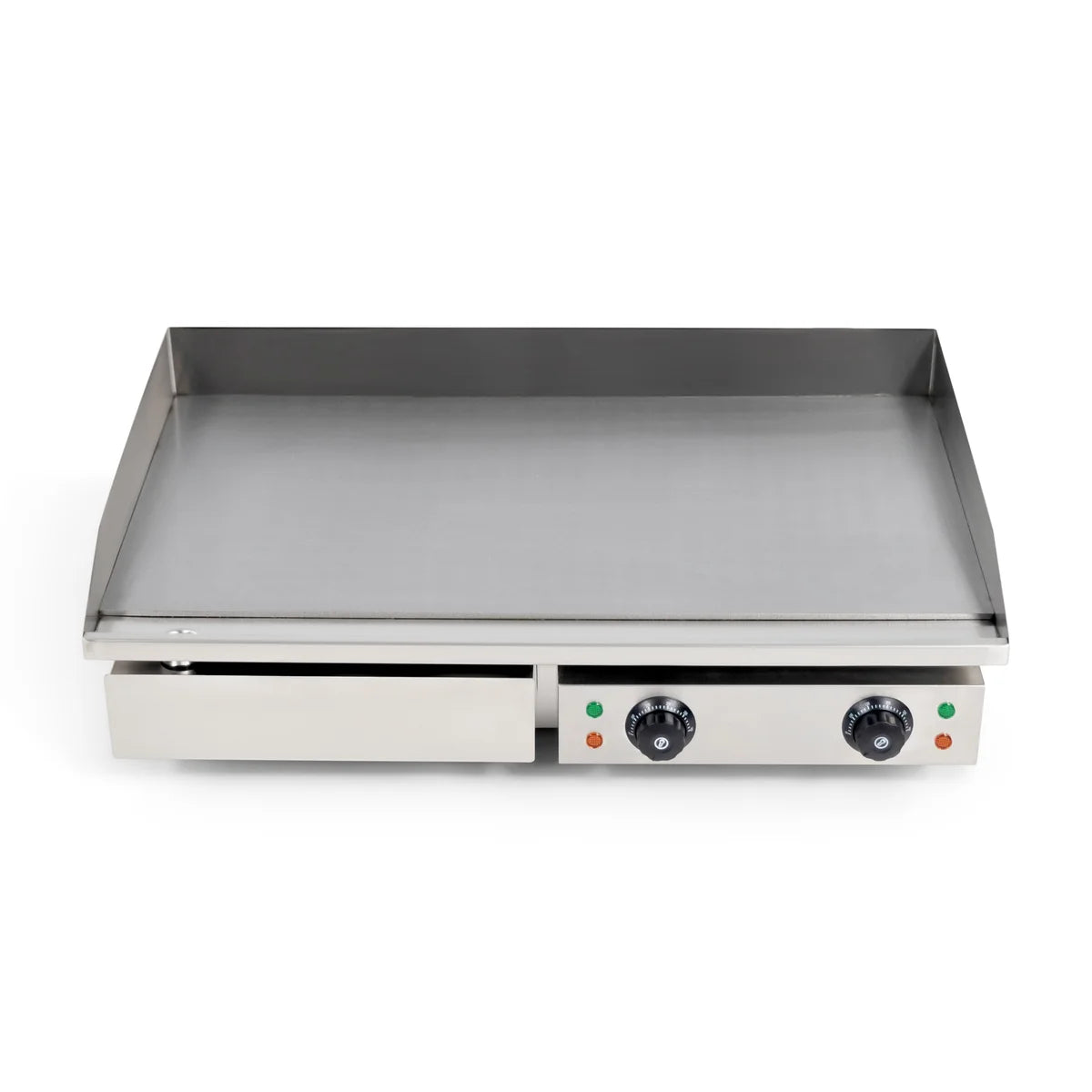 Plaque à snacker électrique - 3,5 kW - inox - lisse